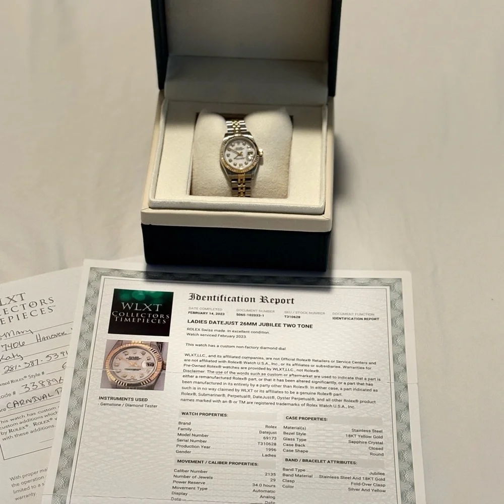 Rolex Datejust 26MM Jubilee TWO TONE - Picture 3 of 8